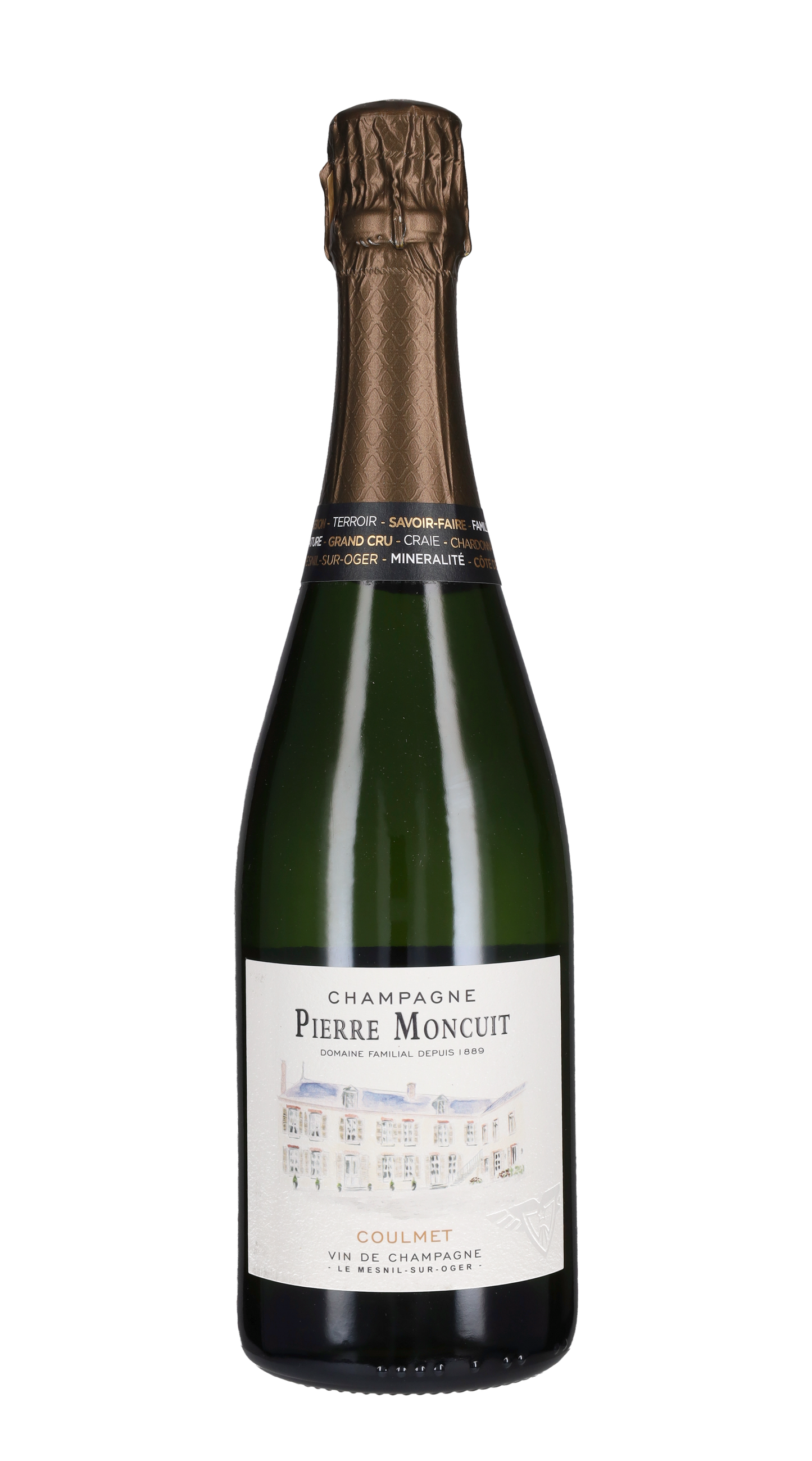 Champagne Brut Blanc de Blancs 'Hugues de Coulmet' Pierre Moncuit