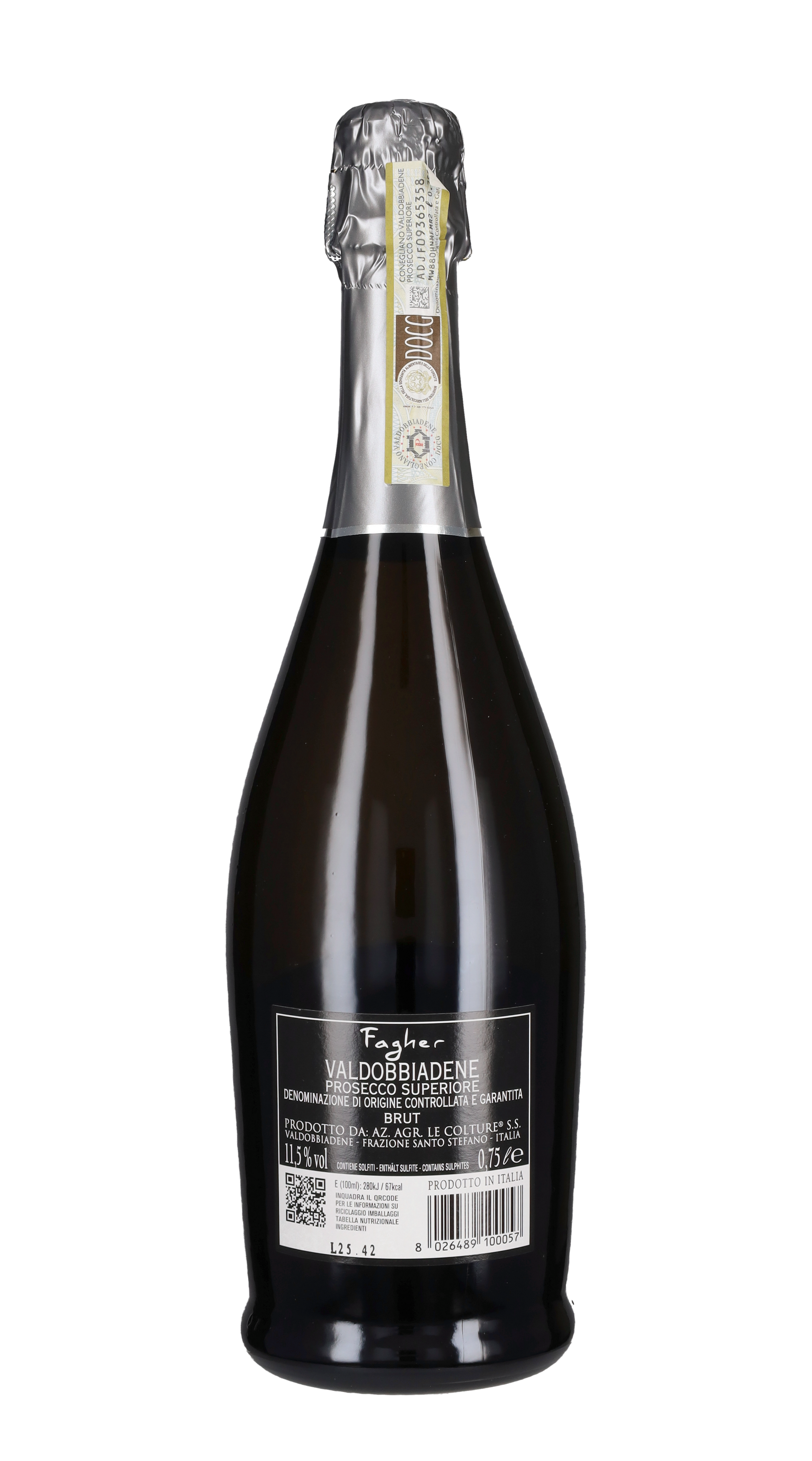 Prosecco di Valdobbiadene Brut 'Fagher' Le Colture