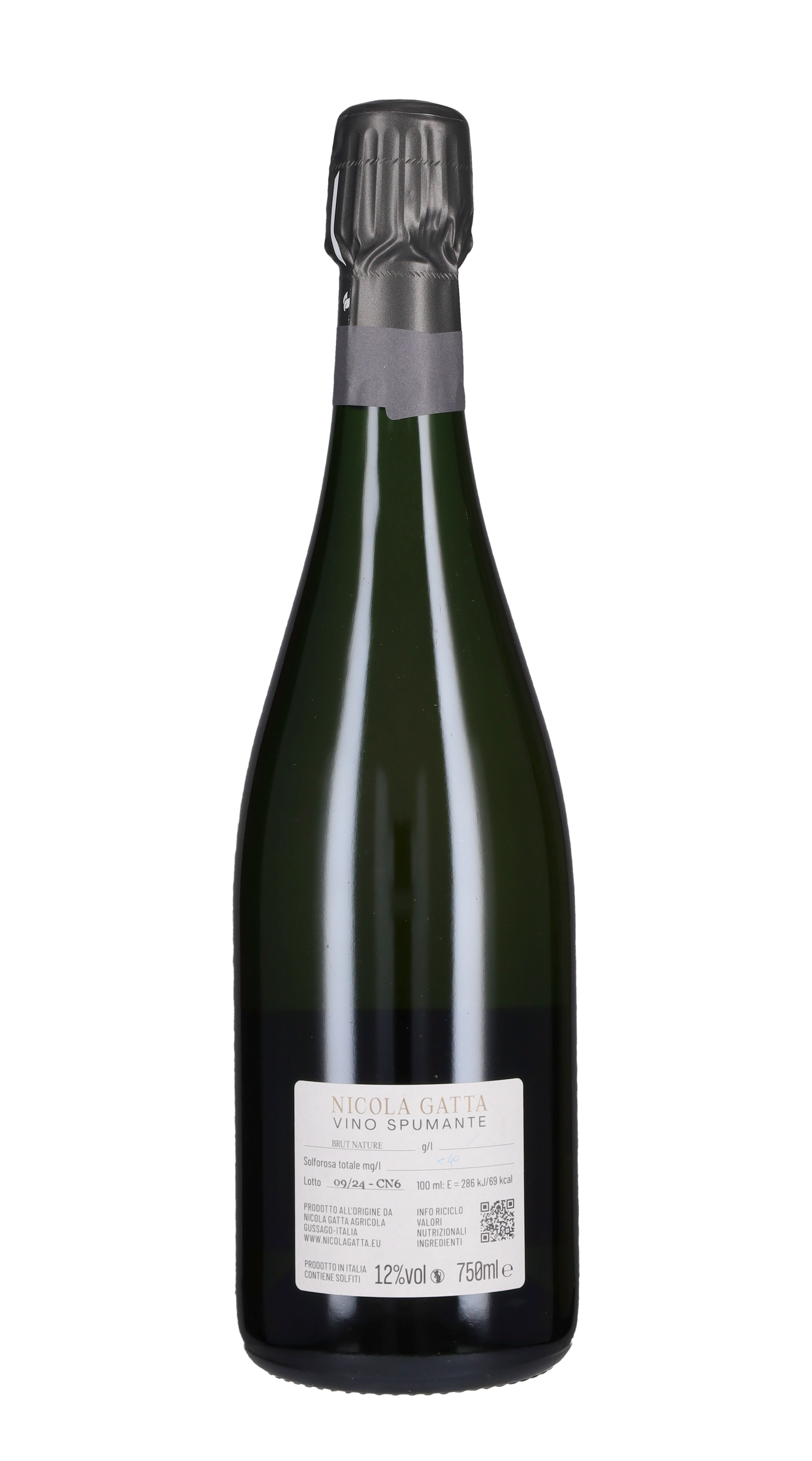 Spumante Metodo Classico Cuvée Brut 'Ombra 30 Lune' Nicola Gatta